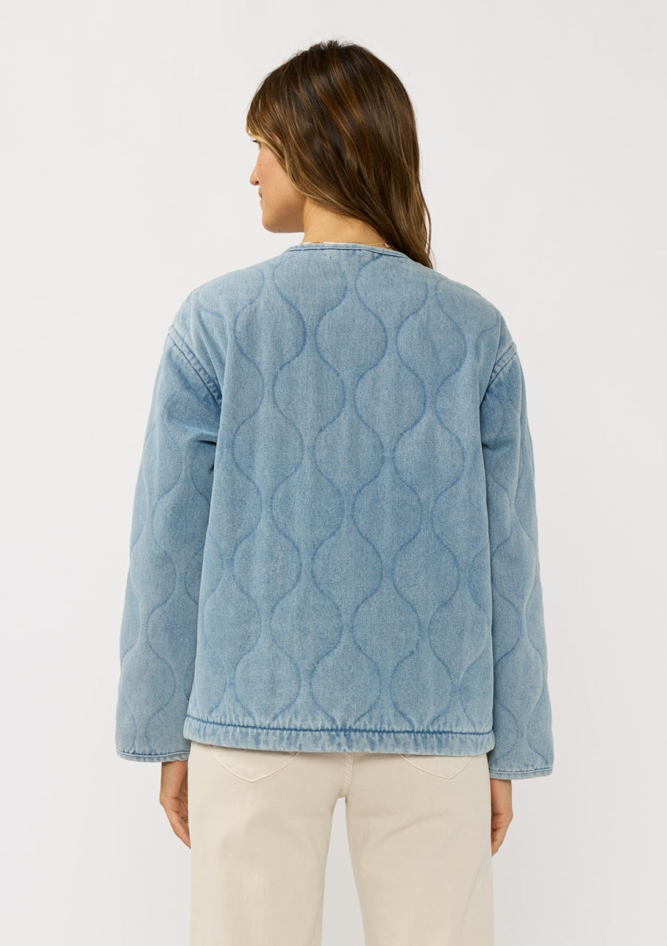 Quilted Denim Jacket