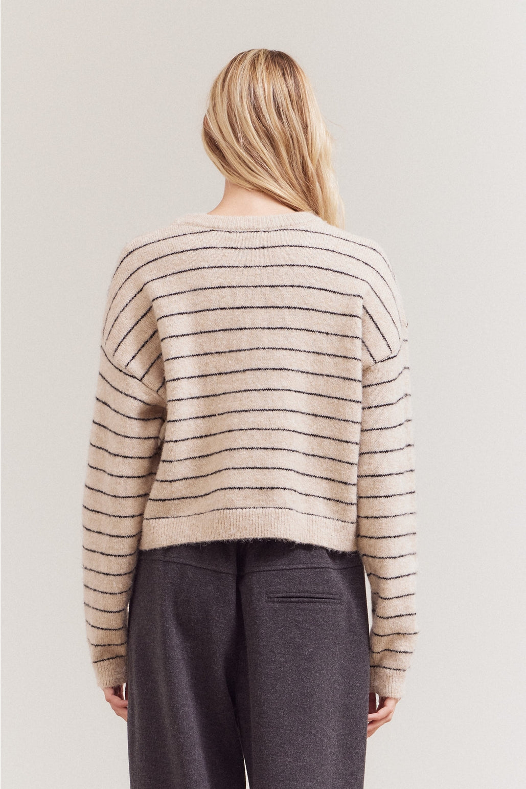 Striped Knit Sweater