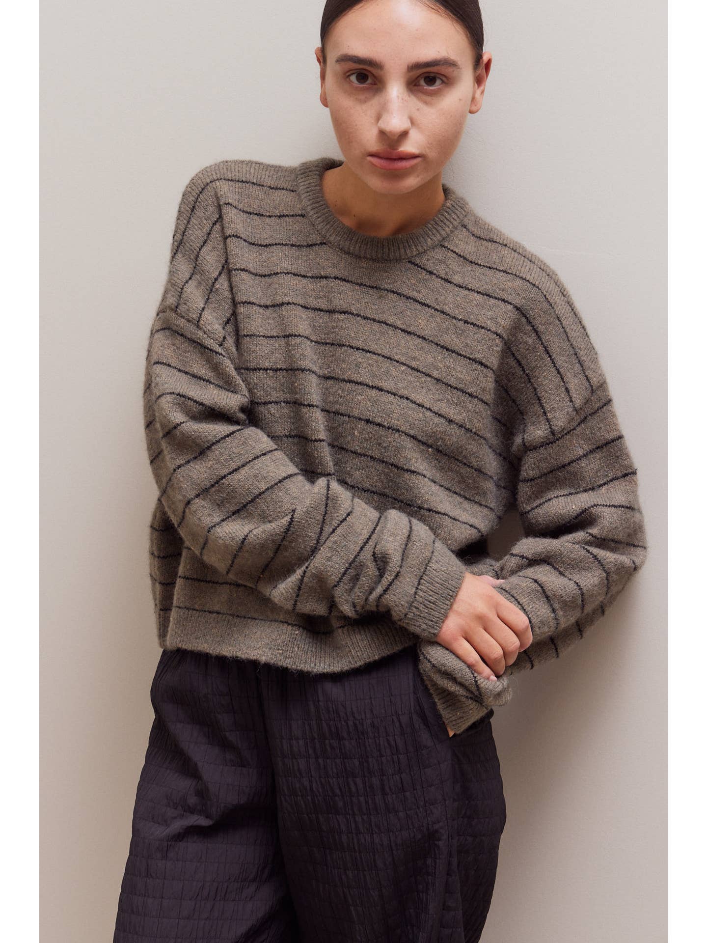 Striped Knit Sweater