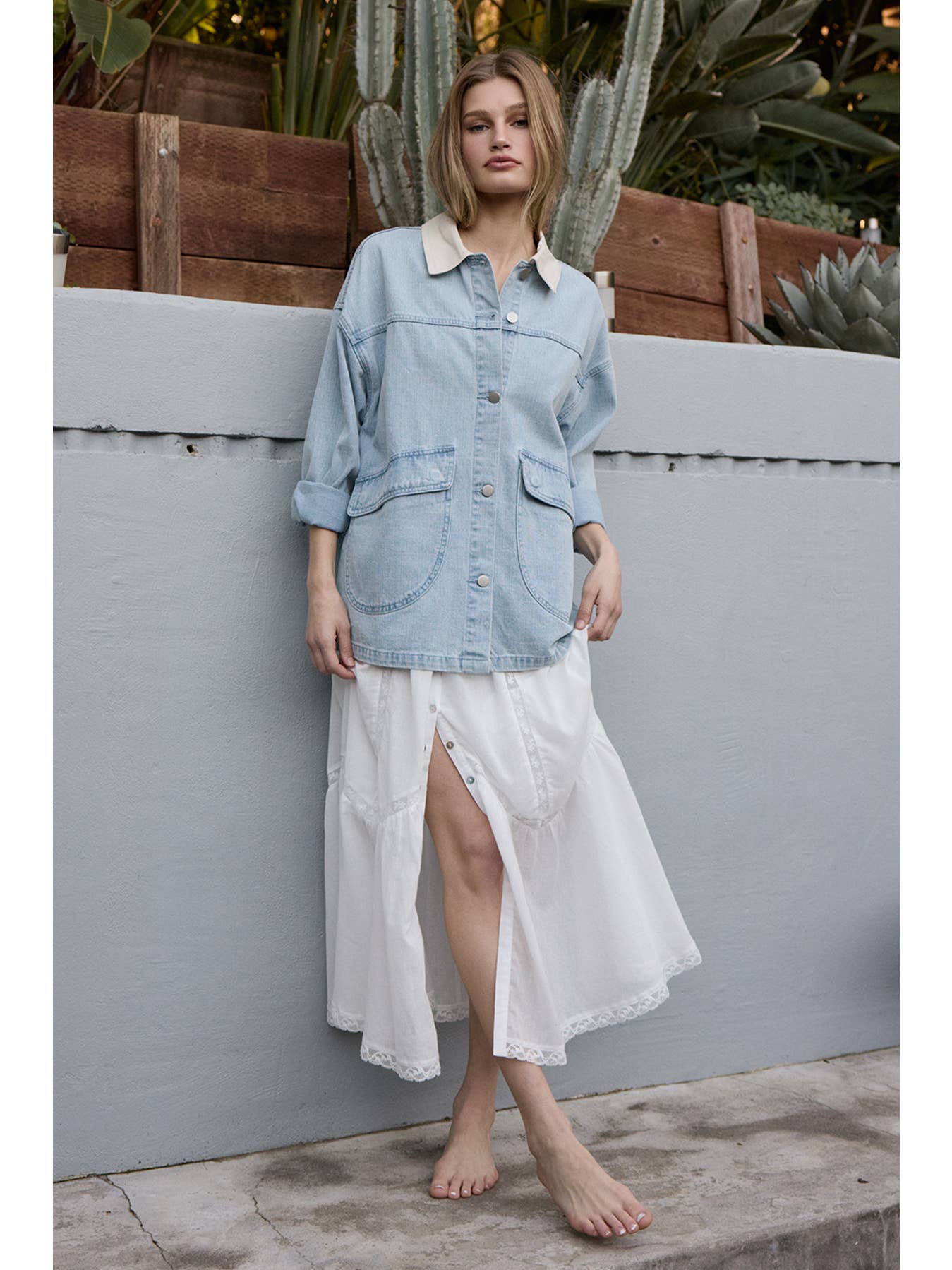 Amy's Contrast Shacket