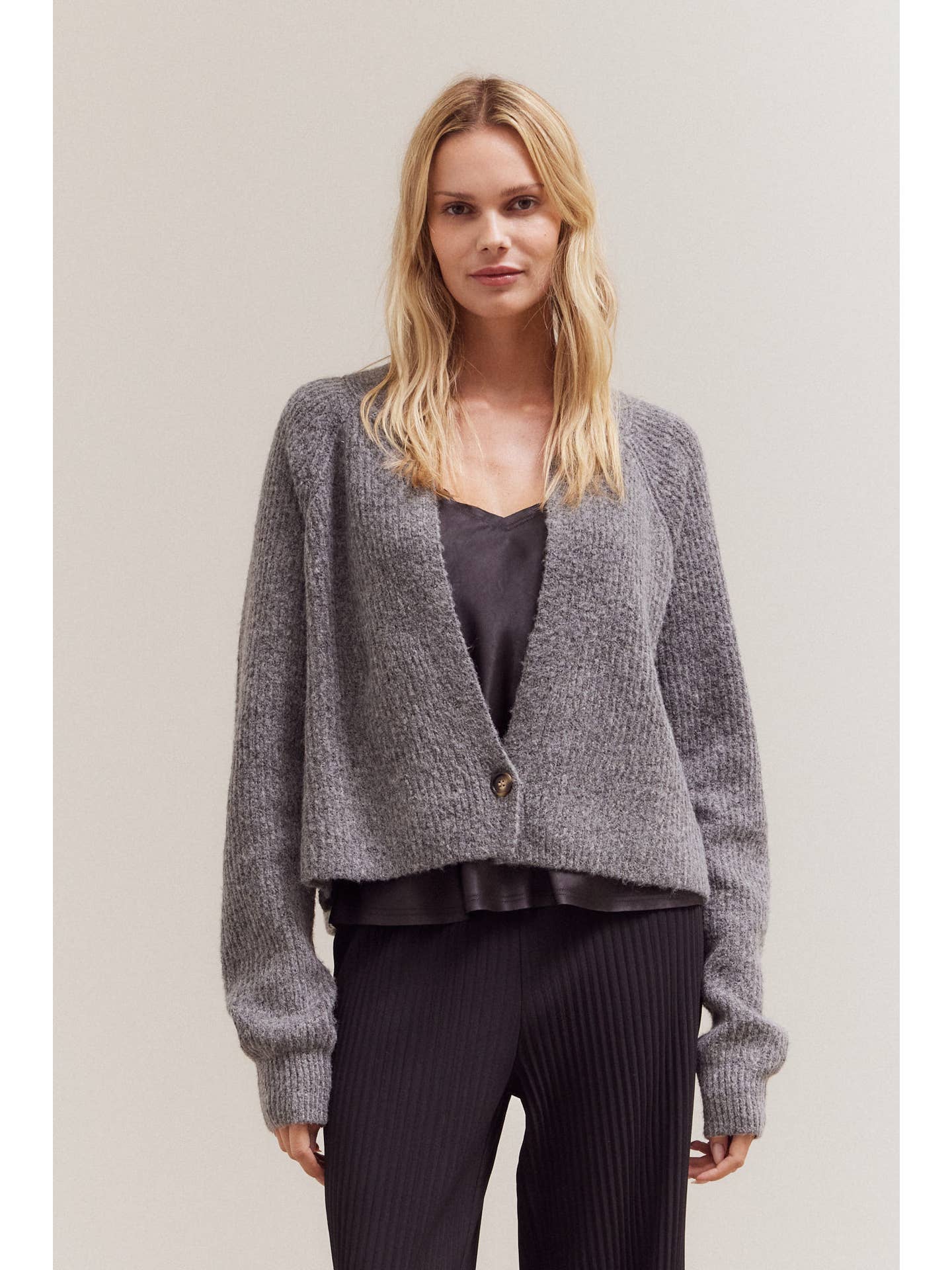 One Button Cardigan