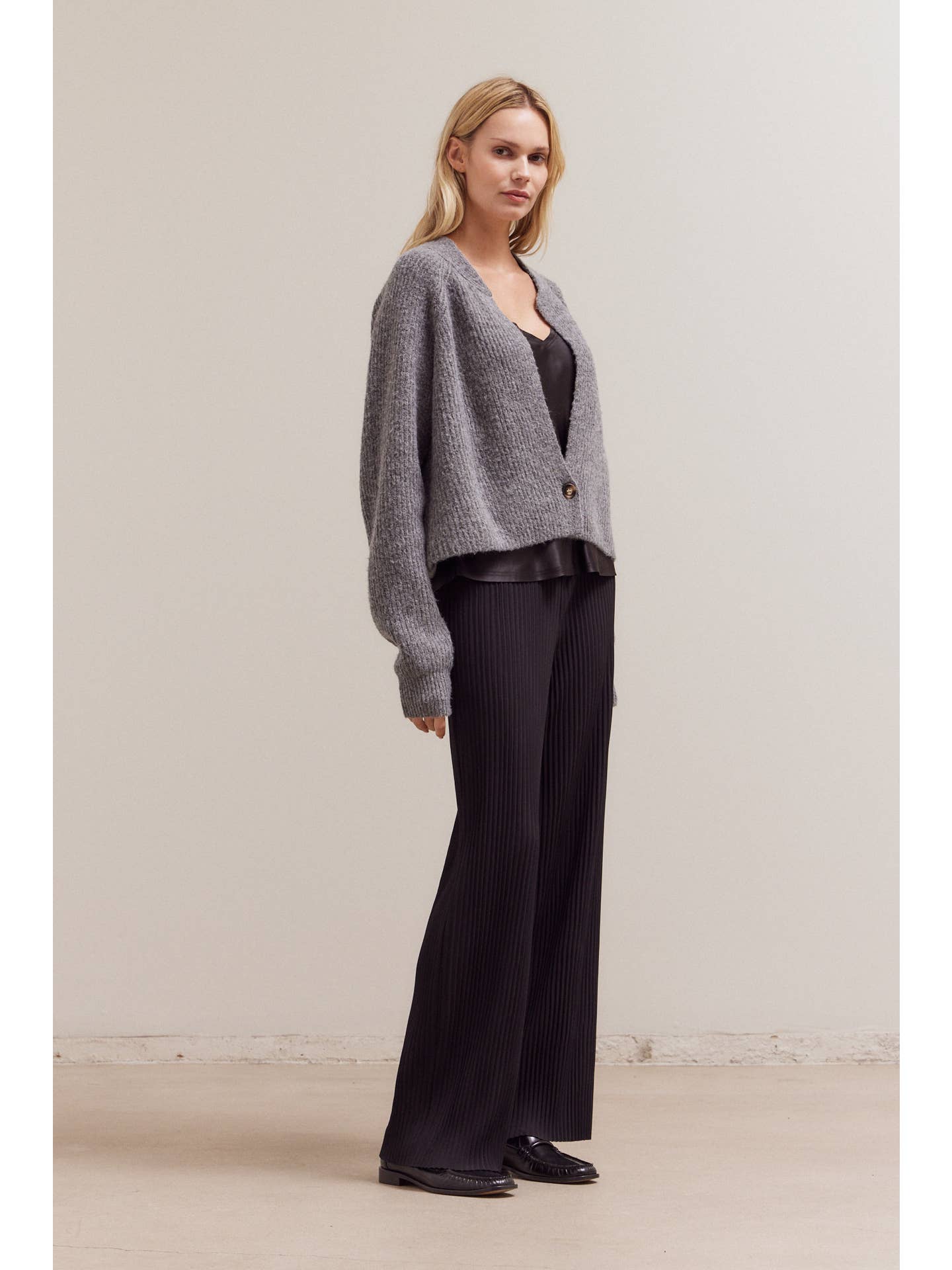 One Button Cardigan