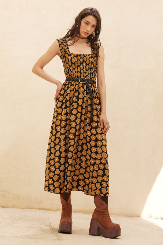 Mod Floral Dress
