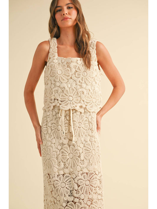 Flower Crochet Top
