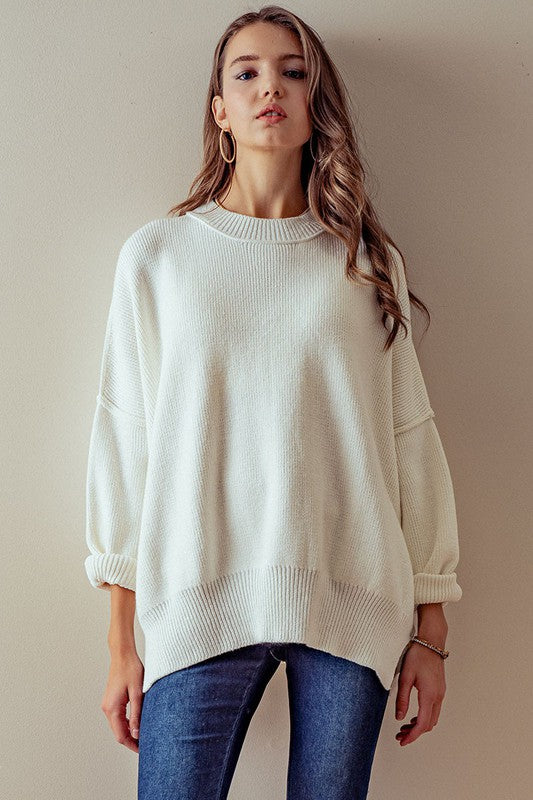 Oversized Crewneck Sweater