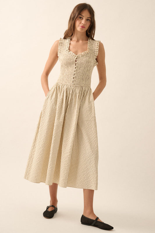 Plaid Sweetheart Dress