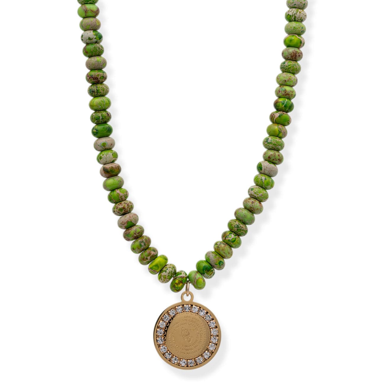 Water Color Prayer Warrior Necklace