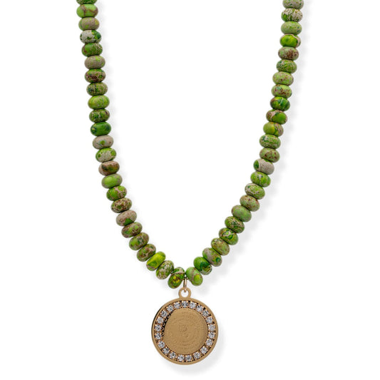 Water Color Prayer Warrior Necklace