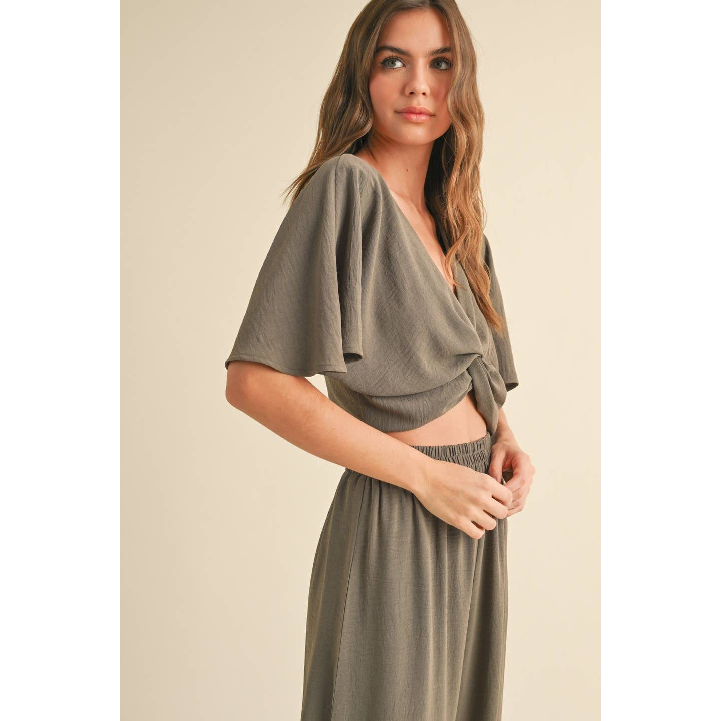 Twisted Front Top
